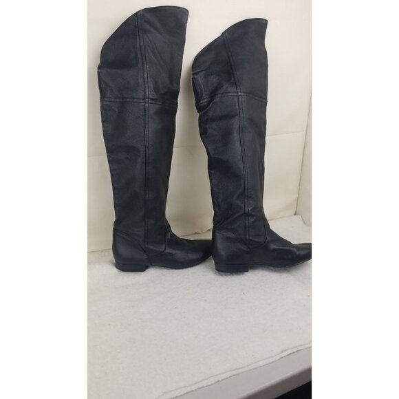 Knee-High Boot Chinese‎ Laundry Womens South Bay Black 7 leather - Picture 3 of 12